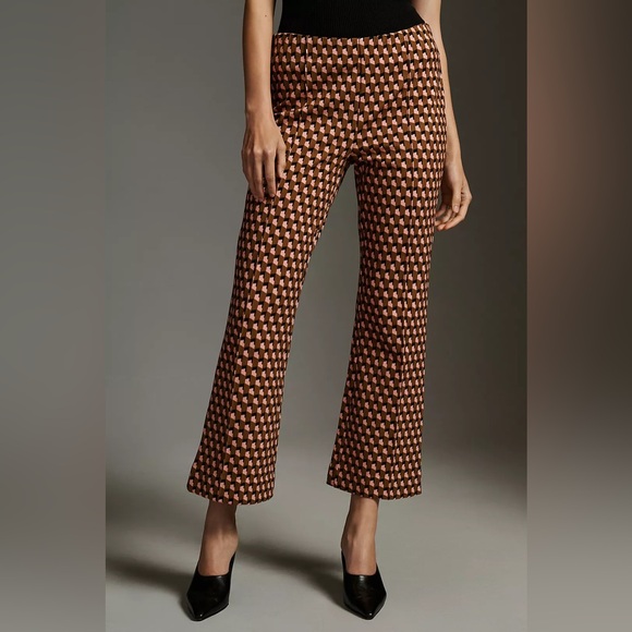 Anthropologie Pants - Anthropologie Maeve The Margot Kick-Flare Cropped Pants - Medium